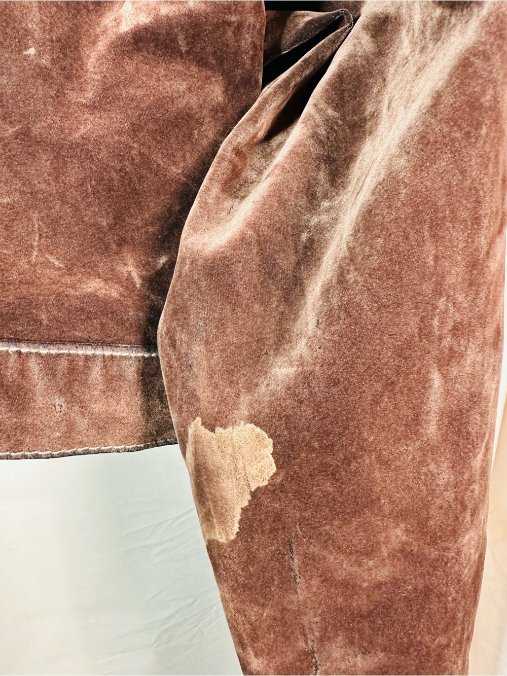 Almost Famous Brown Cropped Velvet Jean Jacket - Picture 5 of 12
